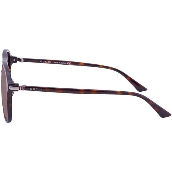 GUCCI UNISEX HAVANA SUNGLASSES GG0016SA - Picture 5 of 6